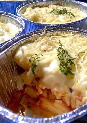 Foto resep Baked Layered Mactato / Kentang Lapis Makaroni Keju Panggang