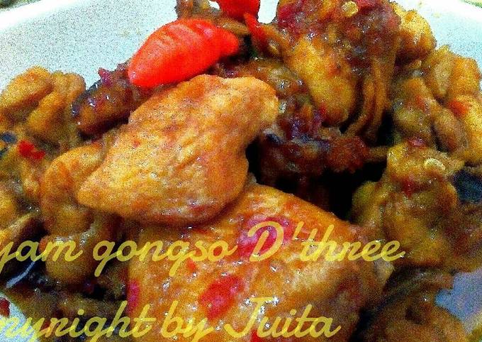 Ternyata begini lho! Cara gampang membuat Ayam gongso yang sedap
