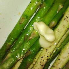 Simple airfyer asparagus 😋😋 A picture of Simple airfyer asparagus 😋😋.