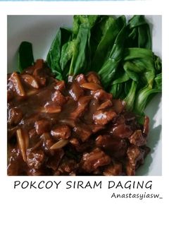 Foto resep Pokcoy Siram Daging