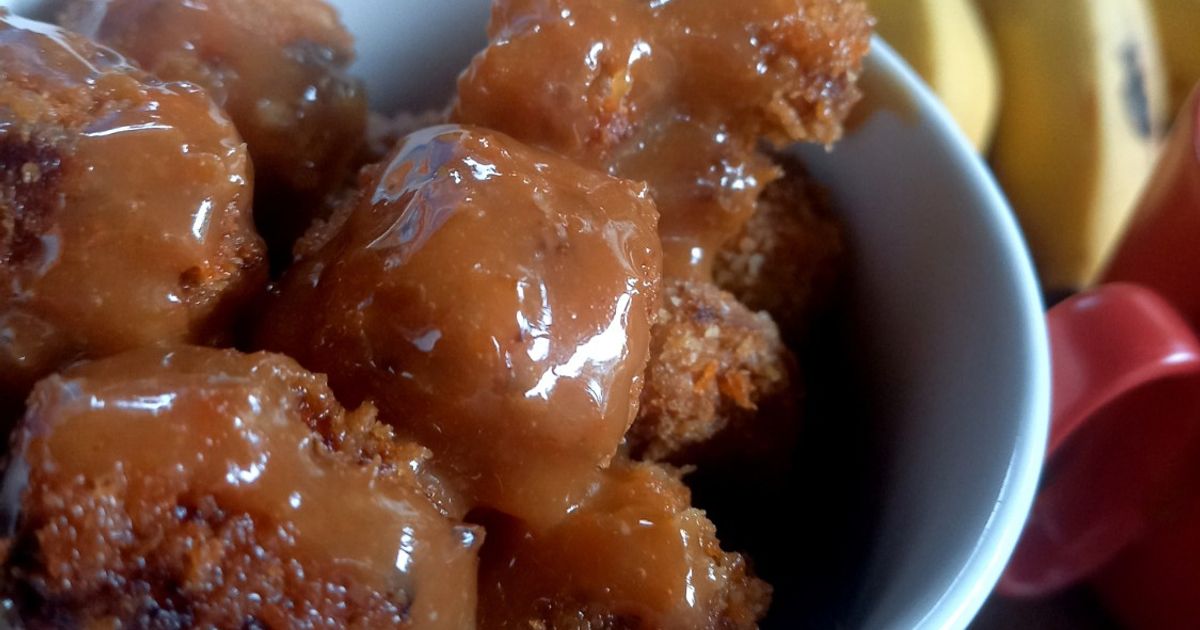 Pisang Goreng Pasir saus Karanel Creamy