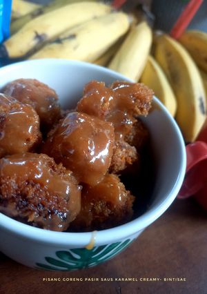 Foto resep Pisang Goreng Pasir saus Karanel Creamy
