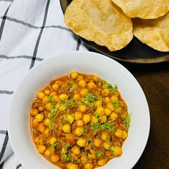 A picture of Chana Masala.