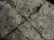 Una foto de brownie avena y manzana