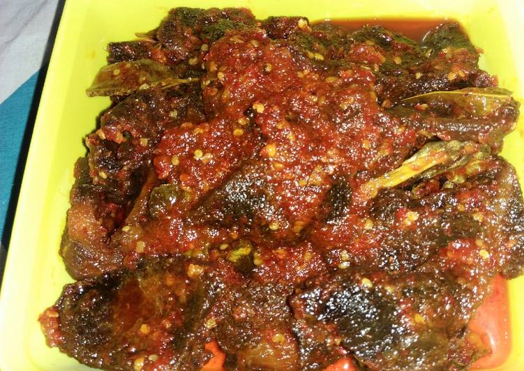 Resep: Dendeng batokok (balado) Istimewa