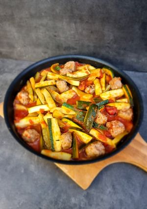Une photo de °Courgettes à la bolognaise°