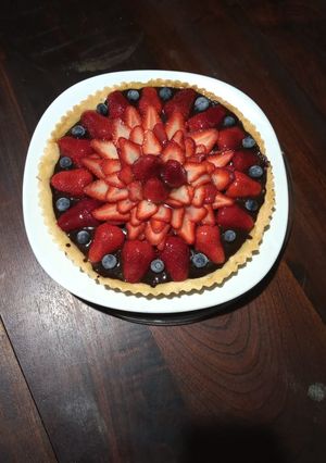 Una foto de Tarta chocolate y frutos rojos