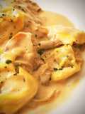 Tortelloni de carne al Funghi porcini