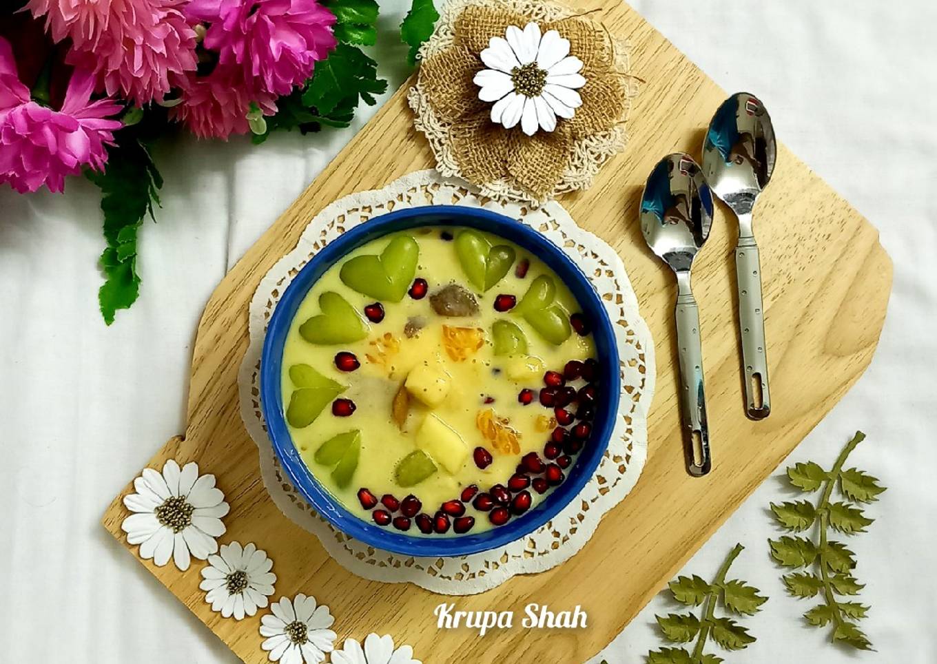 Fruit custard