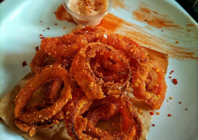 Recipe of Gordon Ramsay Hot n crispy Onion Rings