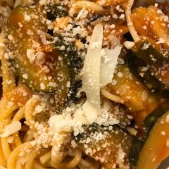 A picture of Vegetable spaghetti.