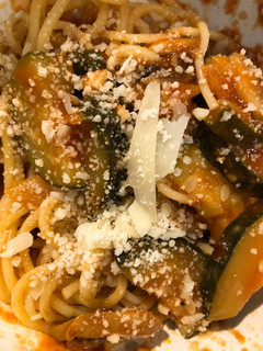 A picture of Vegetable spaghetti.