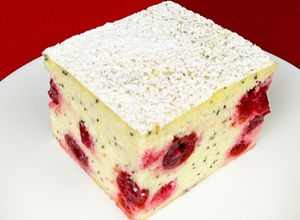 Фото Лучшая творожная запеканка с вишней. Вкусная, нежная и простая | Сurd casserole with cherries.