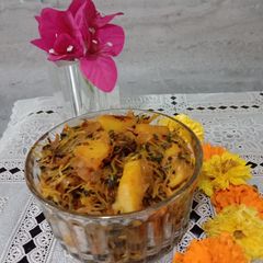A picture of Samudra methi ki sabji.