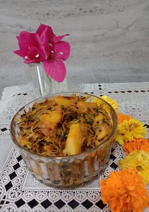A picture of Samudra methi ki sabji.