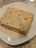 Turrón de nata y nueces