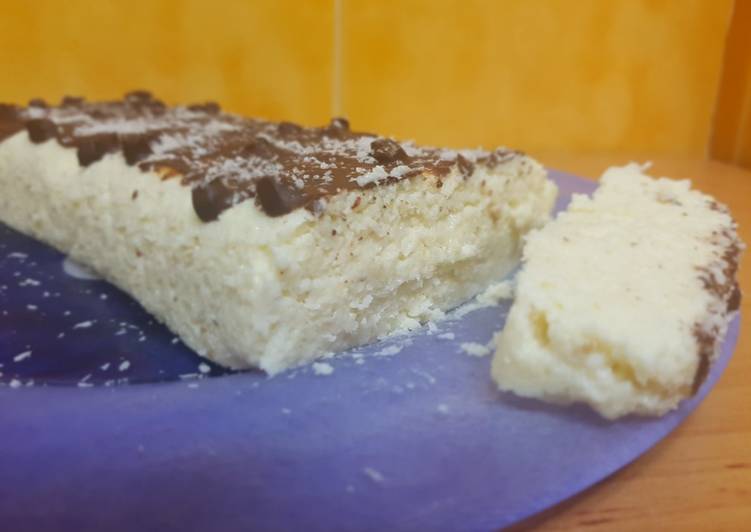 Turrón de coco saludable
