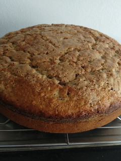 Una foto de Torta de bananas con chips de chocolate