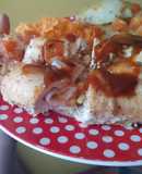 Rollo de pechuga y papas con orégano
