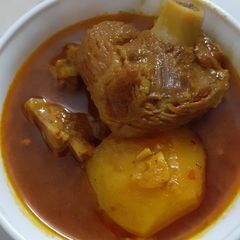 Mutton Curry with Potato A picture of Mutton Curry with Potato.