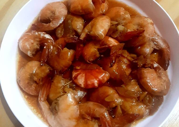 Langkah Mudah untuk Menyiapkan Udang Saos Plum, Enak