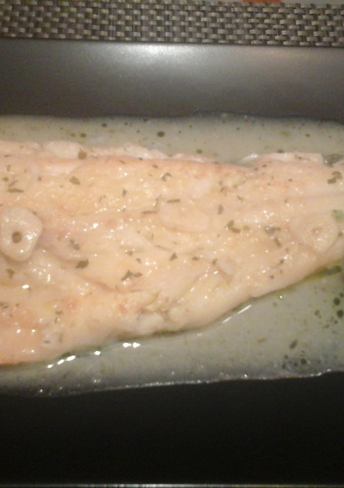 Una foto de Cola de bacalao en salsa