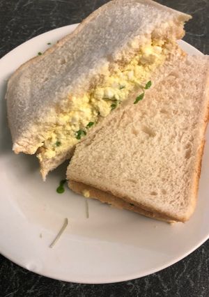 A picture of Vegan “Egg” mayonnaise.