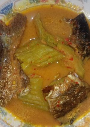 Foto resep Gulai pare + ikan salai