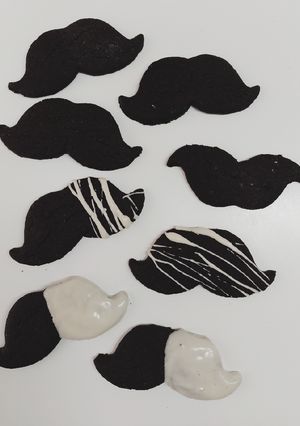 Una foto de Galletitas de pomelo y cacao negro