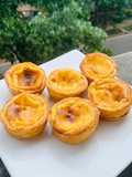 Portuguese Egg tart tanpa Whip cream (include dari bikin pastrynya)