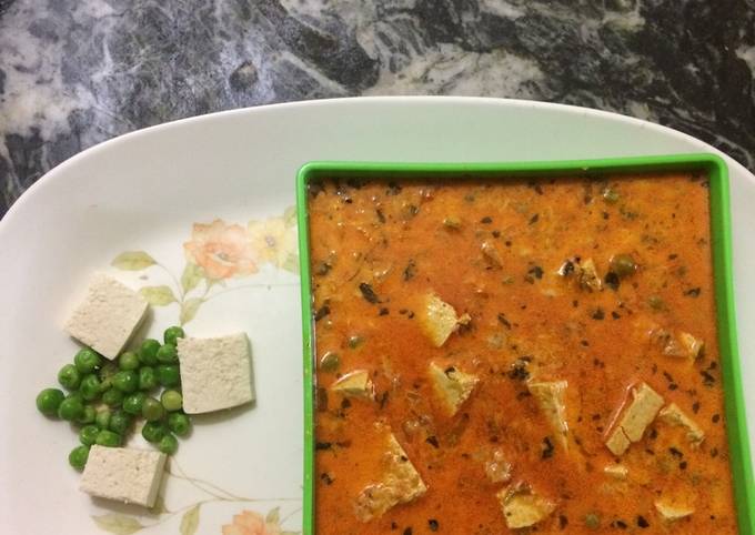 Tofu Matar Masala Recipe