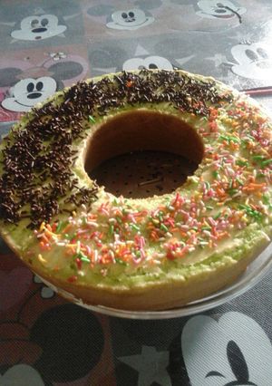 Foto resep Bolu pandan santan panggang