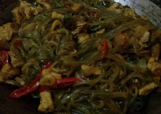 Langkah Mudah untuk Menyiapkan Soun cabe hijau, Lezat Sekali