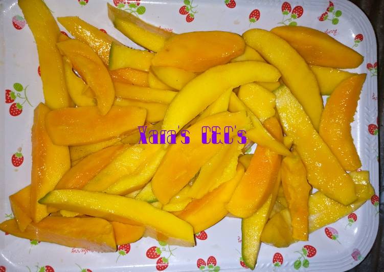 Recipe of Speedy Mango 🥭 Fillet