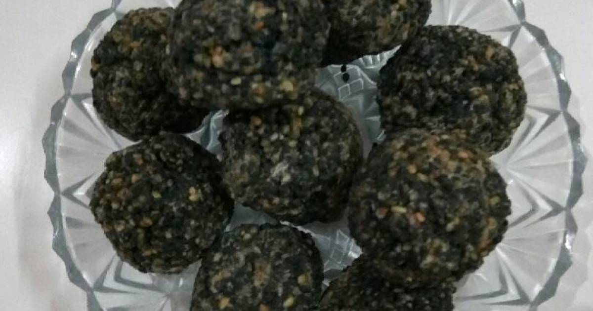Black Sesame seed ladoo Recipe by Maya Tandon Cookpad