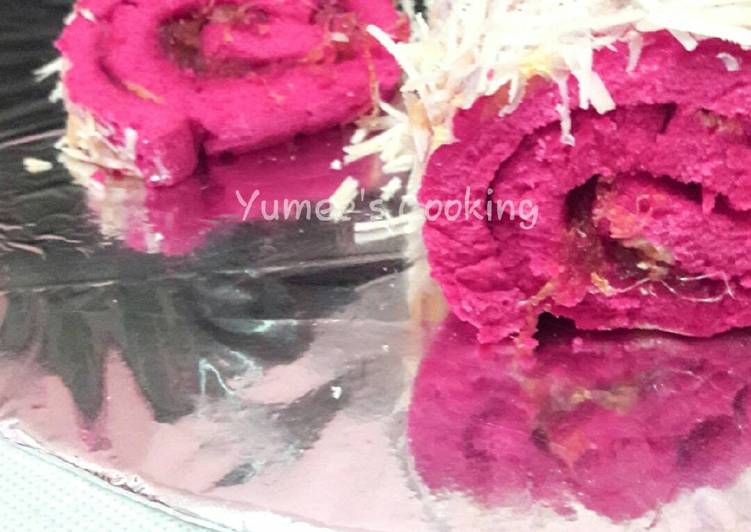 Langkah meracik Bolu Gulung Selai Nenas yang nikmat
