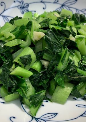 鹽漬小松菜 的食譜成品照片