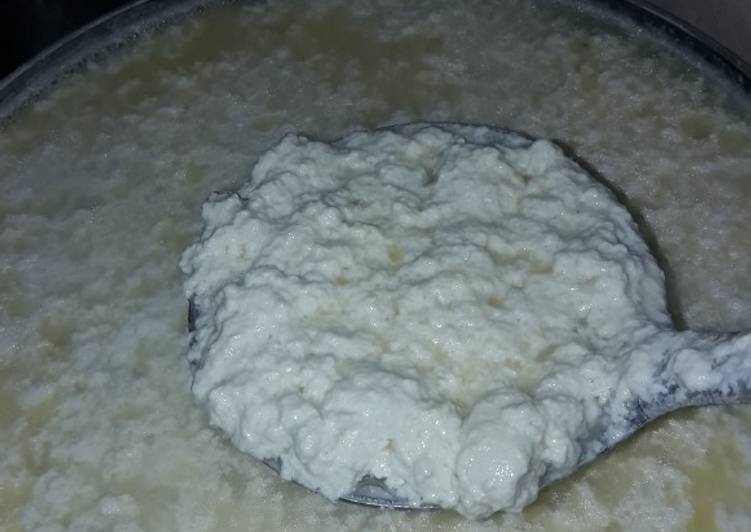 Ricota Casera Con Leche En Polvo Receta De Ninfa Cookpad