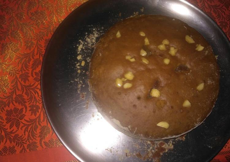 Wheat cake in cooker