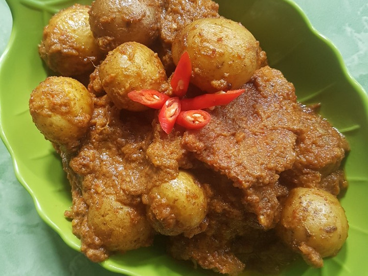 Resep: Rendang Kentang Mini rasa Nendang Untuk Pemula