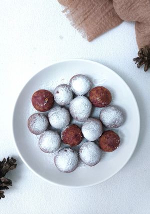 Foto resep Bola Ubi Ungu Oatmeal💜