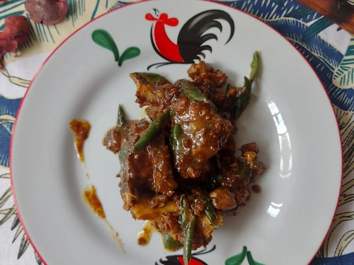 Cara Gampang Menyiapkan Resep 295. Iga Sapi Lada Hitam Cabe Ijo Anti Ribet, Lezat