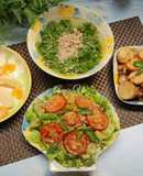 Cơm nhà 3 món đơn giản ngày nắng