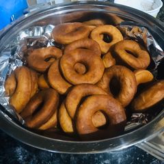 A picture of Doughnuts #festivedishrecipe.