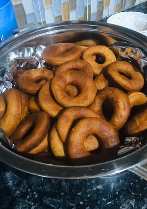 A picture of Doughnuts #festivedishrecipe.