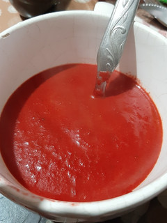 Una foto de Sopa de tomate 🍅