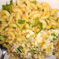A picture of Macaroni pasta.