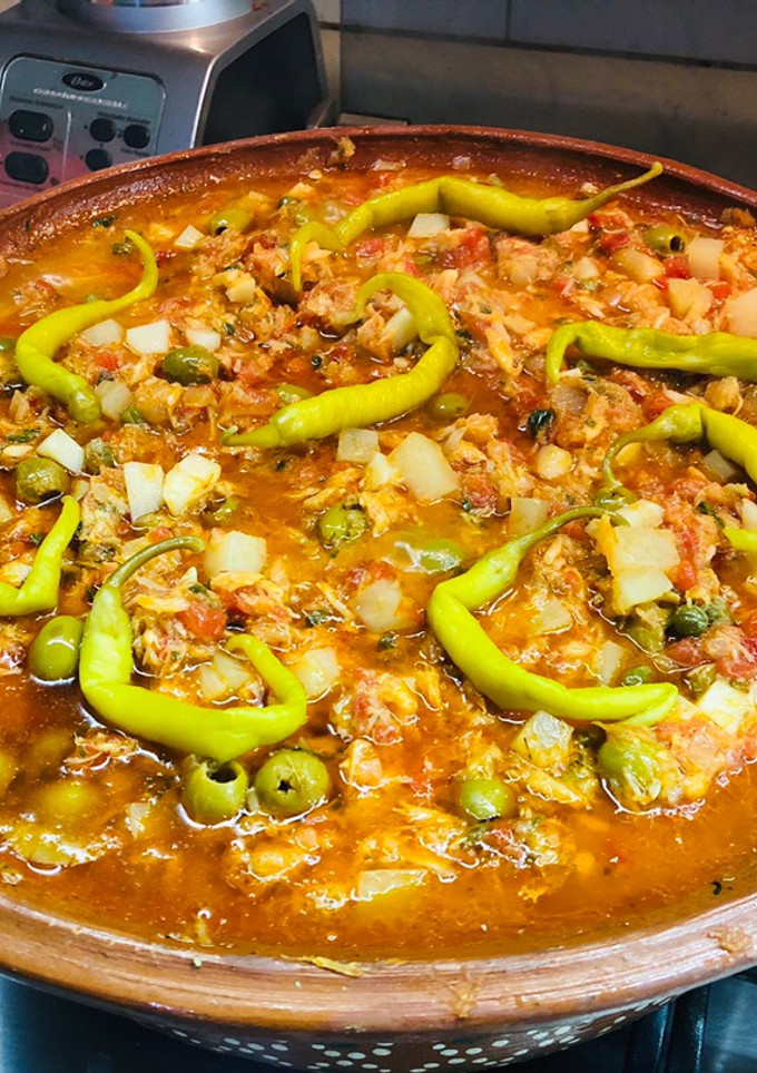 Una foto de Bacalao Noruego con el toque Sonorense