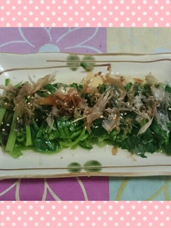 涼拌菠菜 的食譜成品照片