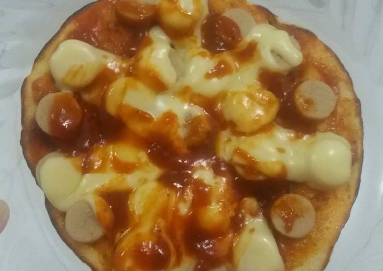 Pizza Teflon Homemade 😍